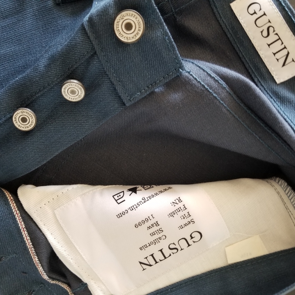 NWOT Men's Gustin jeans 32×32 Slate blue